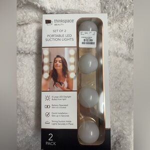 Potable vanity lights, set of 2